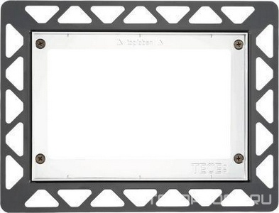 Монтажная рамка для установки панелей смыва на уровне стены, регулир.глубины 5-18мм, (цв. белый),  ZZ Tece TECEloop 9240646