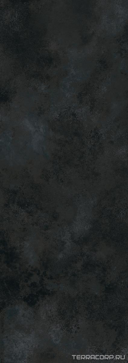 Керамогранит Laminam Rus Oxide Nero 5,6 mm 100x300 Черный, фото 5
