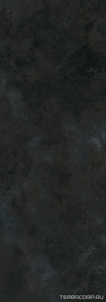 Керамогранит Laminam Rus Oxide Nero 5,6 mm 100x300 Черный, фото 6