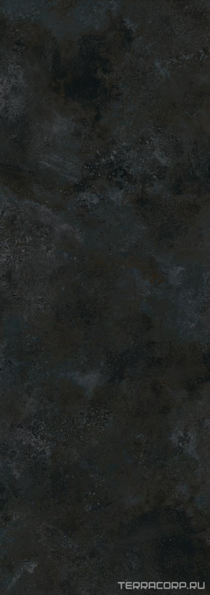 Керамогранит Laminam Rus Oxide Nero 5,6 mm 100x300 Черный, фото 7