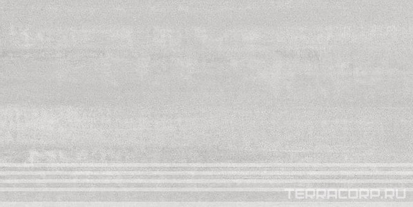 Ступени Kerama Marazzi Про Дабл Ступень  светлый обрезной ZZ30х60 Серый 