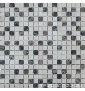 Мозаика Спектр-М Натуральный камень Мозаика из камня на сетке M20-080-15T 30.5x30.5 Комбинированный 