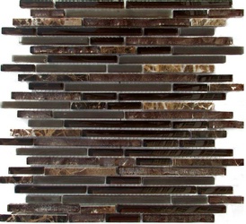 Мозаика из стекла на сетке SK10-039 ZZ |30.1x30.1