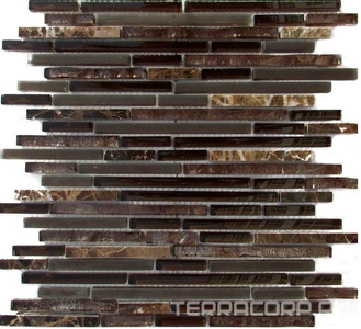 Мозаика Спектр-М Микс стекло Мозаика из стекла на сетке SK10-039 30.1x30.1 Комбинированный 