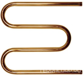 Полотенцесушитель М-1 500x500 мм, подключение 1", цвет бронза XX