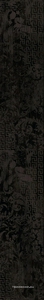 Керамогранит Versace Eterno  Patcwork Carbon 26.5x180 Черный 