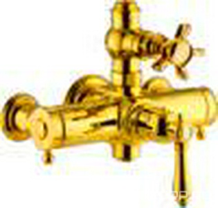 Смеситель для душевой стойки  (цв.гальван.золото/ручки Dames Anglaises), Nicolazzi ZZ Nicolazzi Classical luxury 4917 GB 18