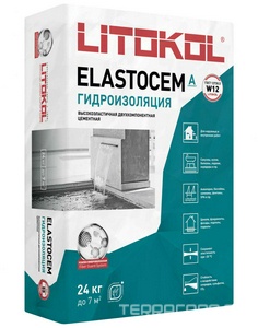 ELASTOcem А-гидроизоляция 24kg bag ZZ Litokol Elastocem n075125
