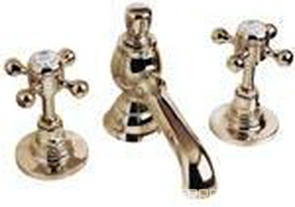 Смеситель на биде на 3 отв. с д/к (латунь)  ZZ Devon & Devon Victorian IBV512