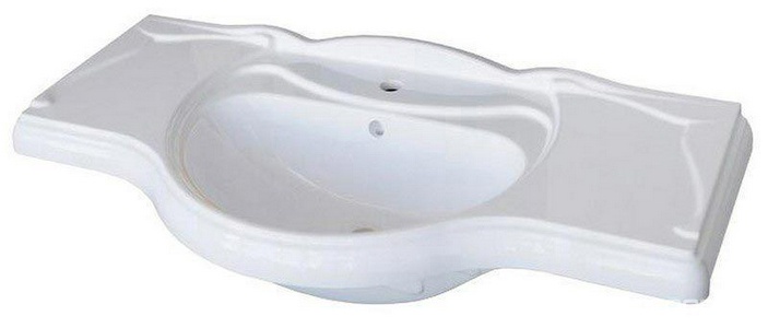 Раковина  120 для тумбы  120, белая (БЕЗ ТУМБЫ НЕ ПРОДАЕТСЯ!)ZZ Opadiris Лаура 10.210.01200.001