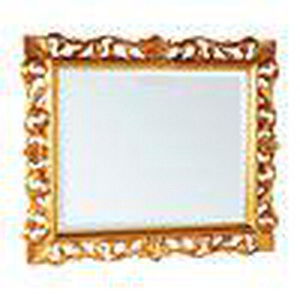 Зеркало прямоуг. в дерев. резной раме 100х85см (верт./гориз. монтаж), (цв.золото), крепёж в компл., Tiffany Tiffany Универсал 332oro