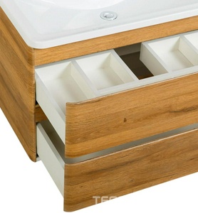 База под раковину подвесная с двумя выкатными ящиками, 800х455хh570мм, без раковины, (цв.Rovere Rustico),  ZZ BelBagno Albano ALBANO-800-2C-SO-RR