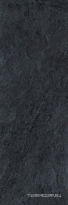 Керамогранит Lea Ceramiche Waterfall Slimtech Dark Flow Nat 5plus 100x300 Черный 