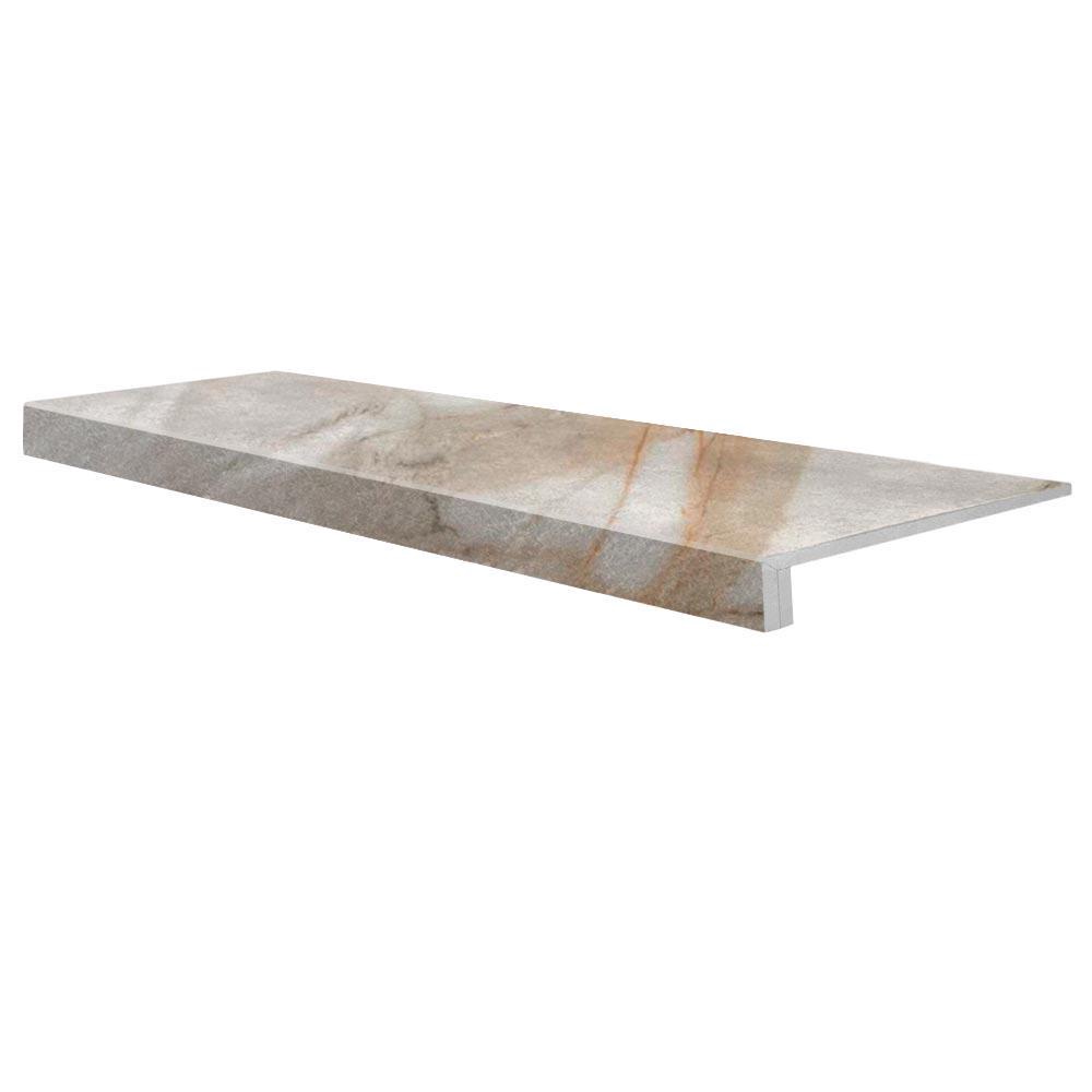 Ступени AtlasConcorde Россия Supernova Marble S.M. Calacatta Gold Scalino / С.М. Калакатта Голд Ступень Белый, фото 3