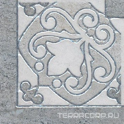 Вставка Монтаньоне серый лаппатированный XX | 9.5x9.5