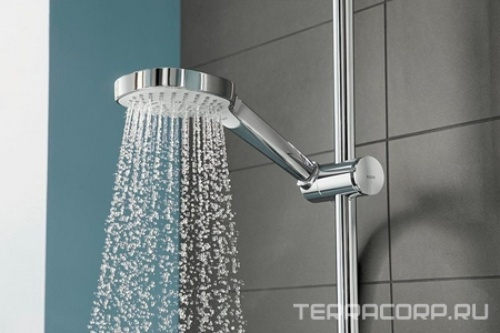 Душевой набор (штанга 90см, лейка, шланг 1,6м), (цв. хром), HG Croma Select E Multi 90см ZZ Hansgrohe Универсал 26590400