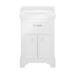 Тумба POMPEI под умывальник напольная 60 см, 1 ящик, 2 дверцы, цвет белый XX