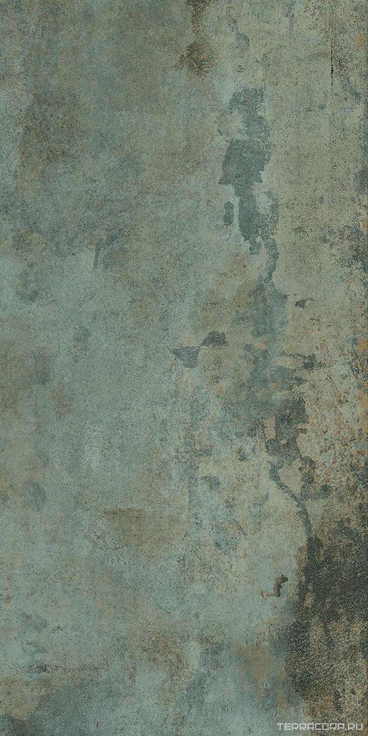 Керамогранит Pamesa Rusty Metal Moss Luxglass 60x120 Rec. Зеленый, фото 7