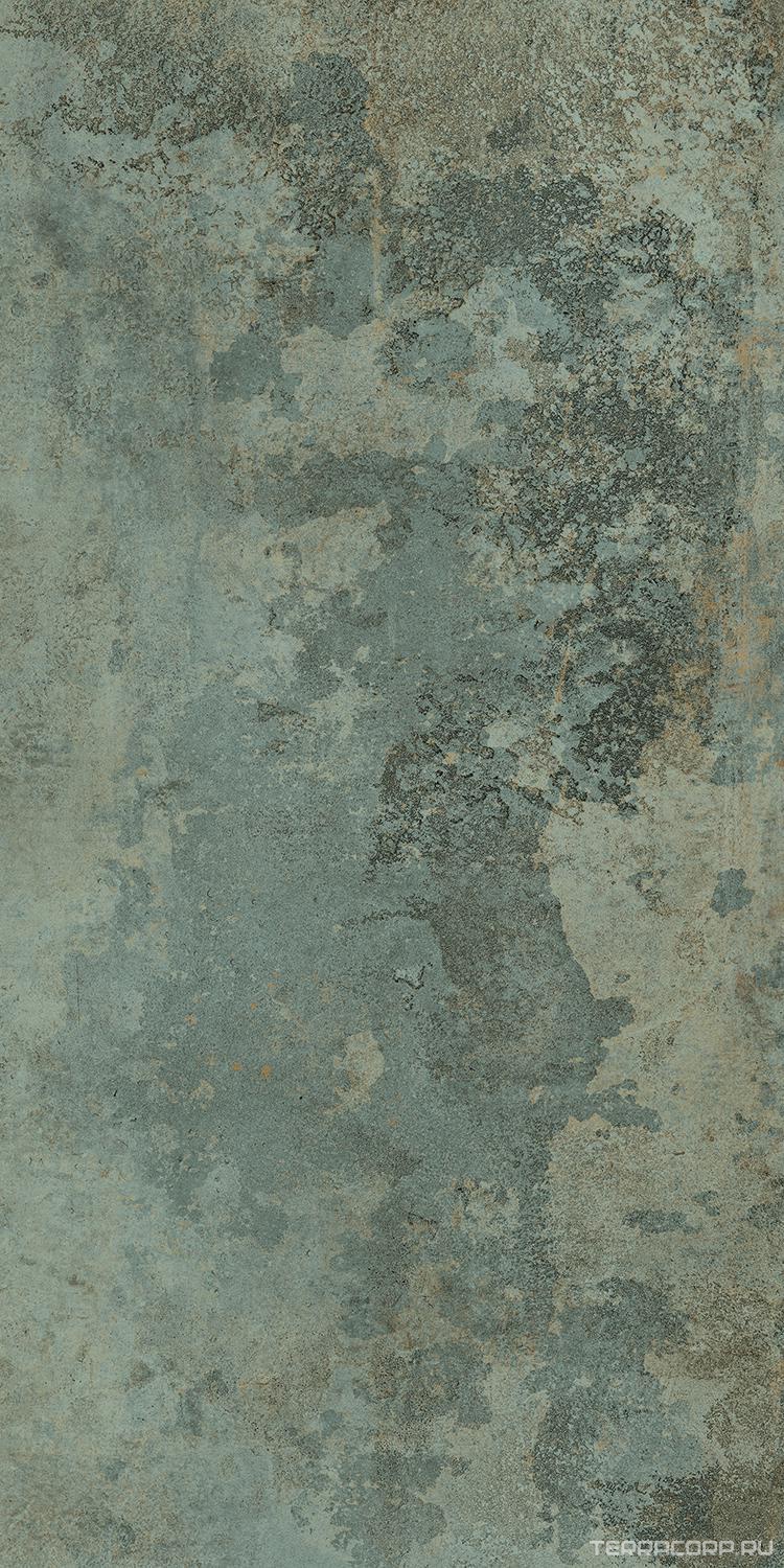 Керамогранит Pamesa Rusty Metal Moss Luxglass 60x120 Rec. Зеленый, фото 6