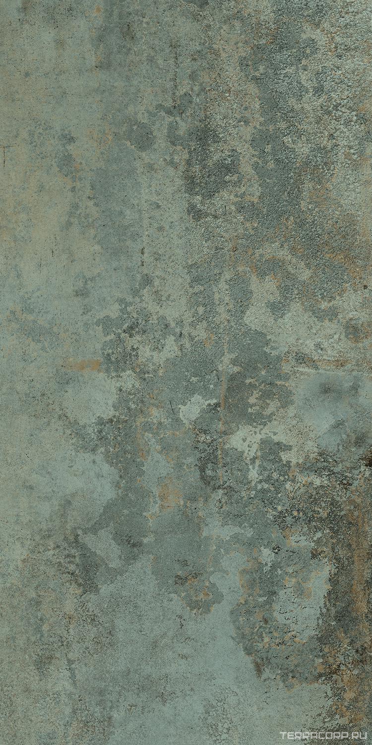Керамогранит Pamesa Rusty Metal Moss Luxglass 60x120 Rec. Зеленый, фото 3
