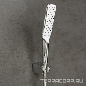 Смеситель для ванны/душа , с установочным комплектом, аксессуарами (шланг, лейка), белый/ хром Lemark Allegro LM5914CW