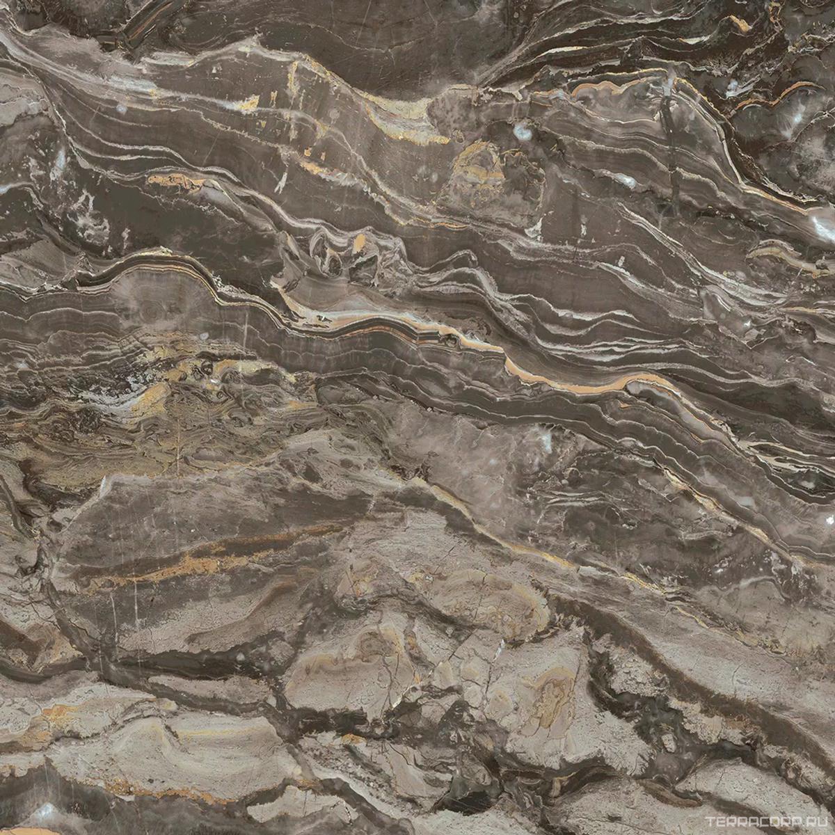 Керамогранит Florim Magnum Prexious of REX Dream Arabesque Matte 160x160 Коричневый, фото 3