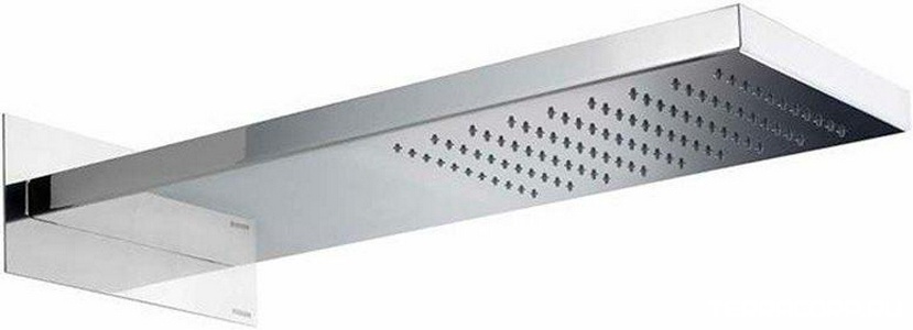 Душевая панель (вехний стационарный, стеновой душ) 200х500h24мм, с одним режимом дождь, подключение на 1/2, (цв.хром), 1 ZZ Bossini Manhattan i00575 030