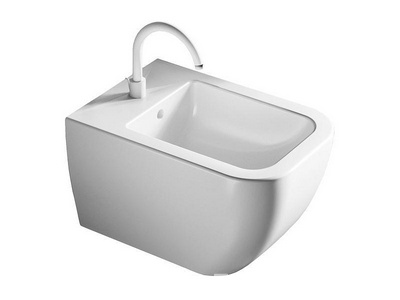 Биде подвесное, 34,5х52см, с 1 отв.д/смесит., крепёж в компл.,  ZZ Hatria Bianca Y1X501