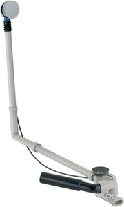 Слив-перелив удлиненный, для ванн специальных размеров, поворотная ручка и крышка слива в компл., (цв. хром), Geberit Geberit Универсал 150.525.21.6