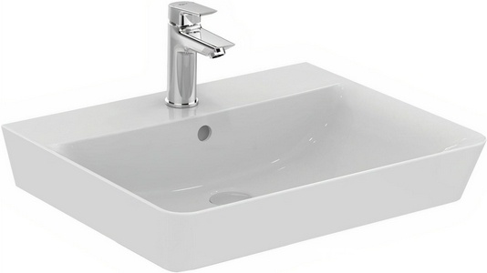 Раковина 550х460мм, с 1 отв.д/смесит., с переливом, без крепежа,  ZZ Ideal Standard Connect Air E074401