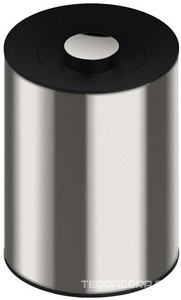 Ведро напольное, круглое 5л., с крышкой, (цв. черно-серый),  ZZ Keuco Plan 04989 010037