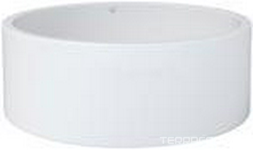 Ванна 2000хh710мм, круглая,отдельност, литой камень S-Sense, поверхн. матовая, регулир.опоры, нажим.слив цв.хром в компл.,  ZZ Salini Isola 101111M / хром