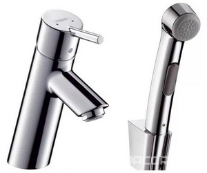 Смеситель Hansgrohe Talis S2 32140000 для раковины с гигиеническим душем| 4x18x13
