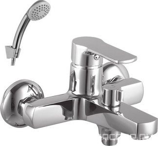 Смеситель для ванны/душа plus GRACE, с аксессуарами, хром XX Lemark Plus Grace LM1512C