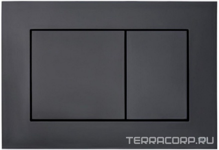 Панель смыва с двумя клавишами, (пластик цв. черный матовый),  ZZ Tece TECEnow 9240407