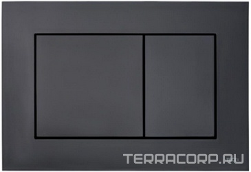 Панель смыва с двумя клавишами, (пластик цв. черный матовый), TECEnow ZZ