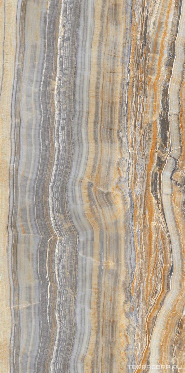 Керамогранит Ariostea Ultra Onici Grey Onyx Vein Cut Lucidato (Shiny) 6 мм KL 75x150 Серый, фото 6