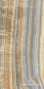 Керамогранит Ariostea Ultra Onici Grey Onyx Vein Cut Lucidato (Shiny) 6 мм KL 75x150 Серый 