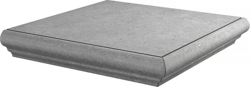 Ступени Kerama Marazzi Аллея Ступень угловая  серый светлый XX30х30 Серый 