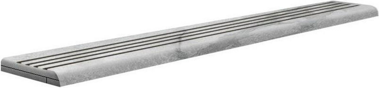 Ступени Kerama Marazzi Монте Тиберио Ступень Техно Правая  обрезной (n049045)ZZ29.60x119.50 Белый 