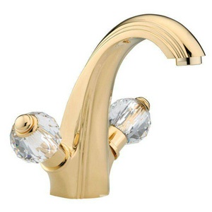 Смеситель для раковины, с д.к., (цв. золото (Dore)) Mandarine cristal clair ZZ THG Mandarine Cristal CL U1D-F01-2155