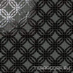 Ring Black Mosaico XX |30x30