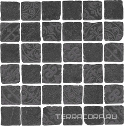 Про Фьюче черный мозаика дек. SAB+BR (гр.) 30x30| ZZ