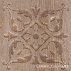 Вставка Браш Вуд коричневый B482|9.9x9.9