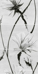 Керамическая плитка Gracia ceramica Картье Панно  серый40x75 Серый 