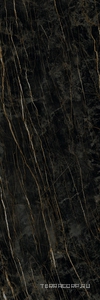 Керамогранит Laminam Rus I Naturali Marmi Noir Desir Bocciardato 5.6 mm 100x300 Черный 