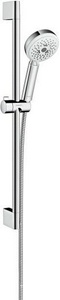 Душевой набор (штанга 65см, поворотный держатель, шланг 1,6м), (цв.белый/хром), HG Crometta 100 Multi ZZ Hansgrohe Универсал 26650400
