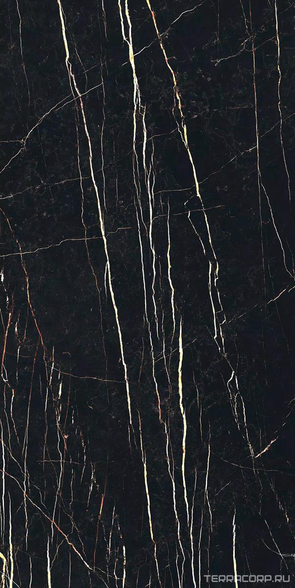 Керамогранит Florim Magnum Prexious of REX Thunder Night Glossy 120x240 Черный, фото 6