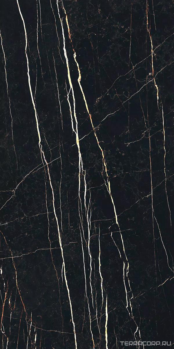 Керамогранит Florim Magnum Prexious of REX Thunder Night Glossy 120x240 Черный, фото 7