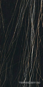 Керамогранит Florim Magnum Prexious of REX Thunder Night Glossy  120x240 Черный 